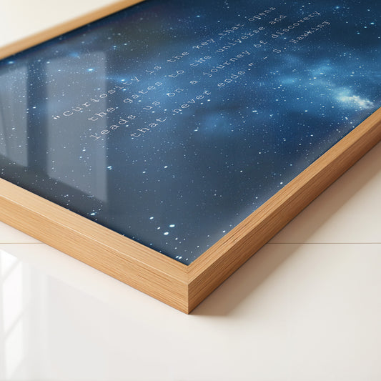 Sternenhimmel Zitat Blau