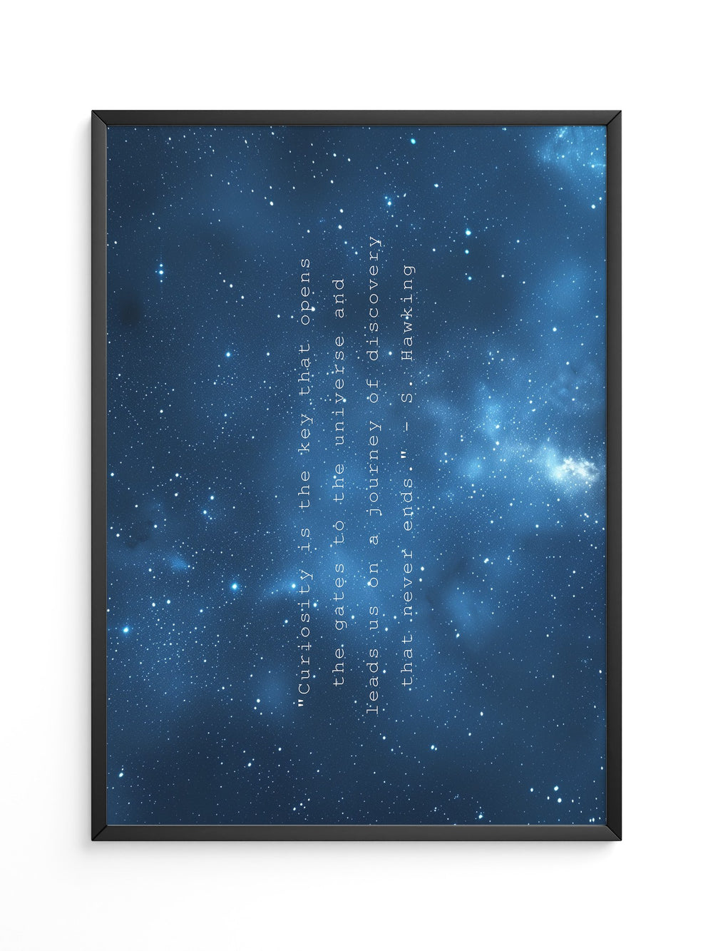 Sternenhimmel Zitat Blau