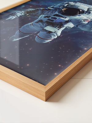 Astronaut im All Farbenspiel