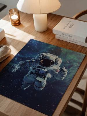 Astronaut im All Farbenspiel