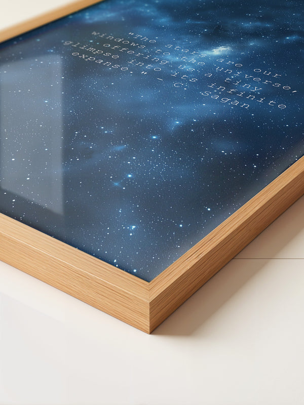 Sternenhimmel Zitat Universum Blau
