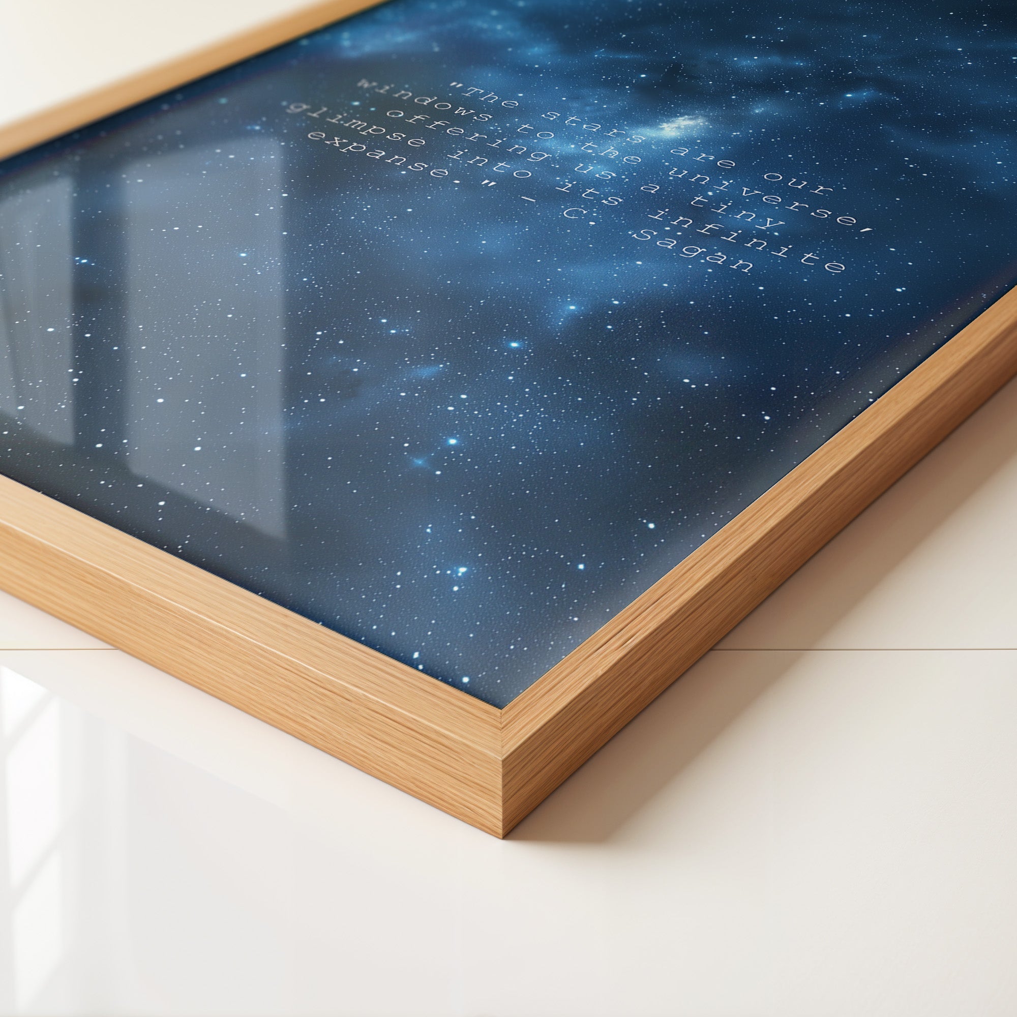 Sternenhimmel Zitat Universum Blau