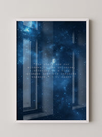 Sternenhimmel Zitat Universum Blau