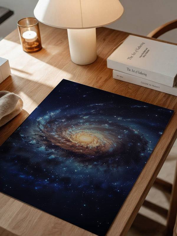 Galaxie Spiralstruktur blau