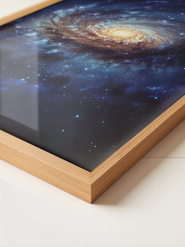 Galaxie Spiralstruktur blau