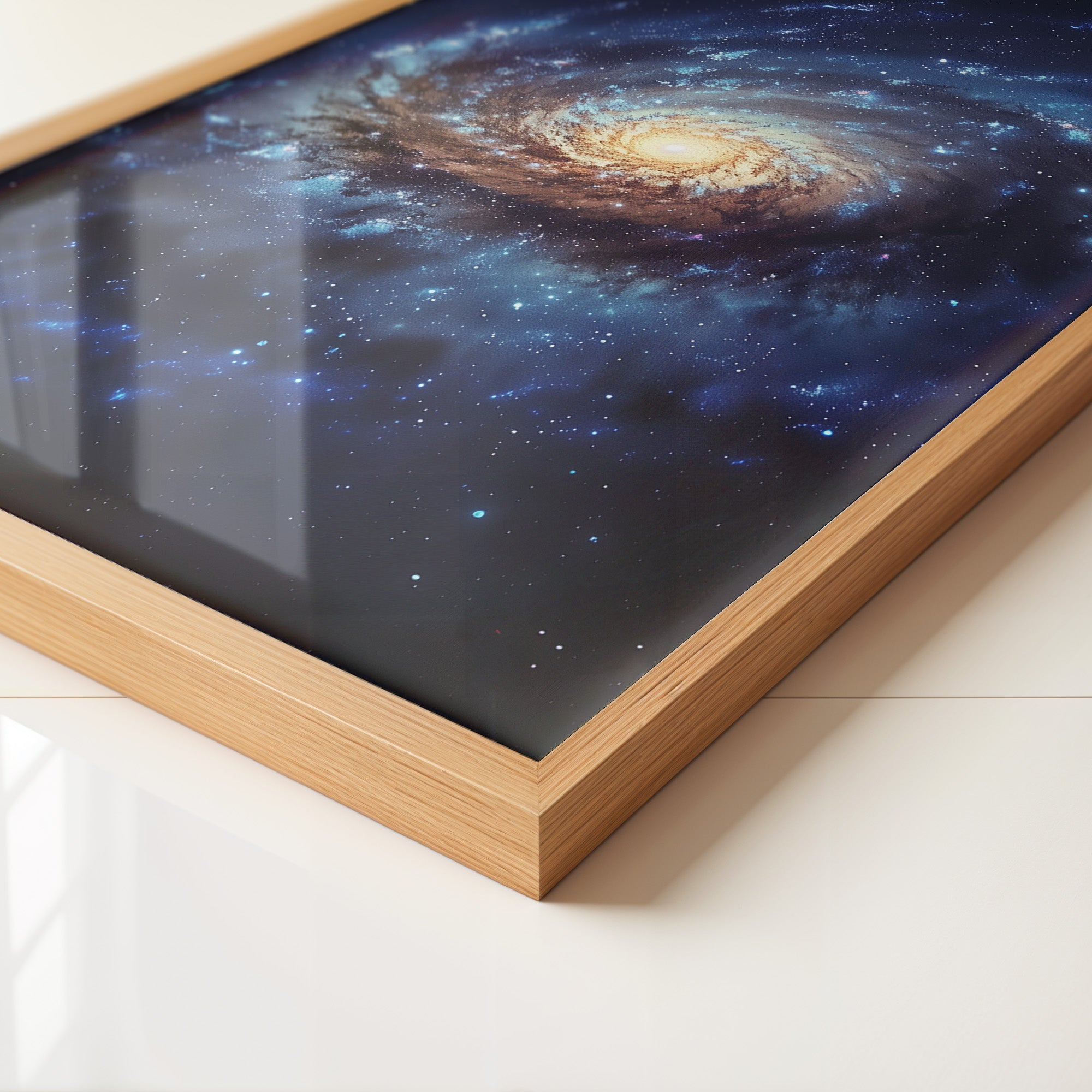 Galaxie Spiralstruktur blau