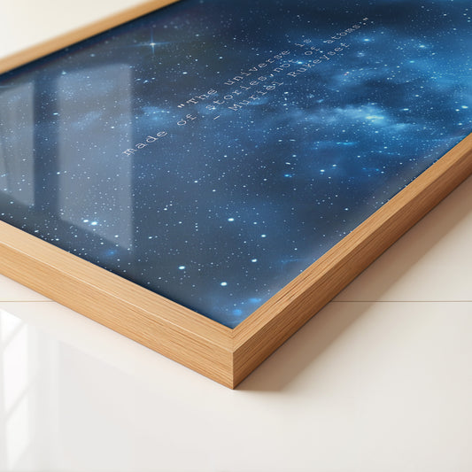 Galaxie Nachthimmel Blau