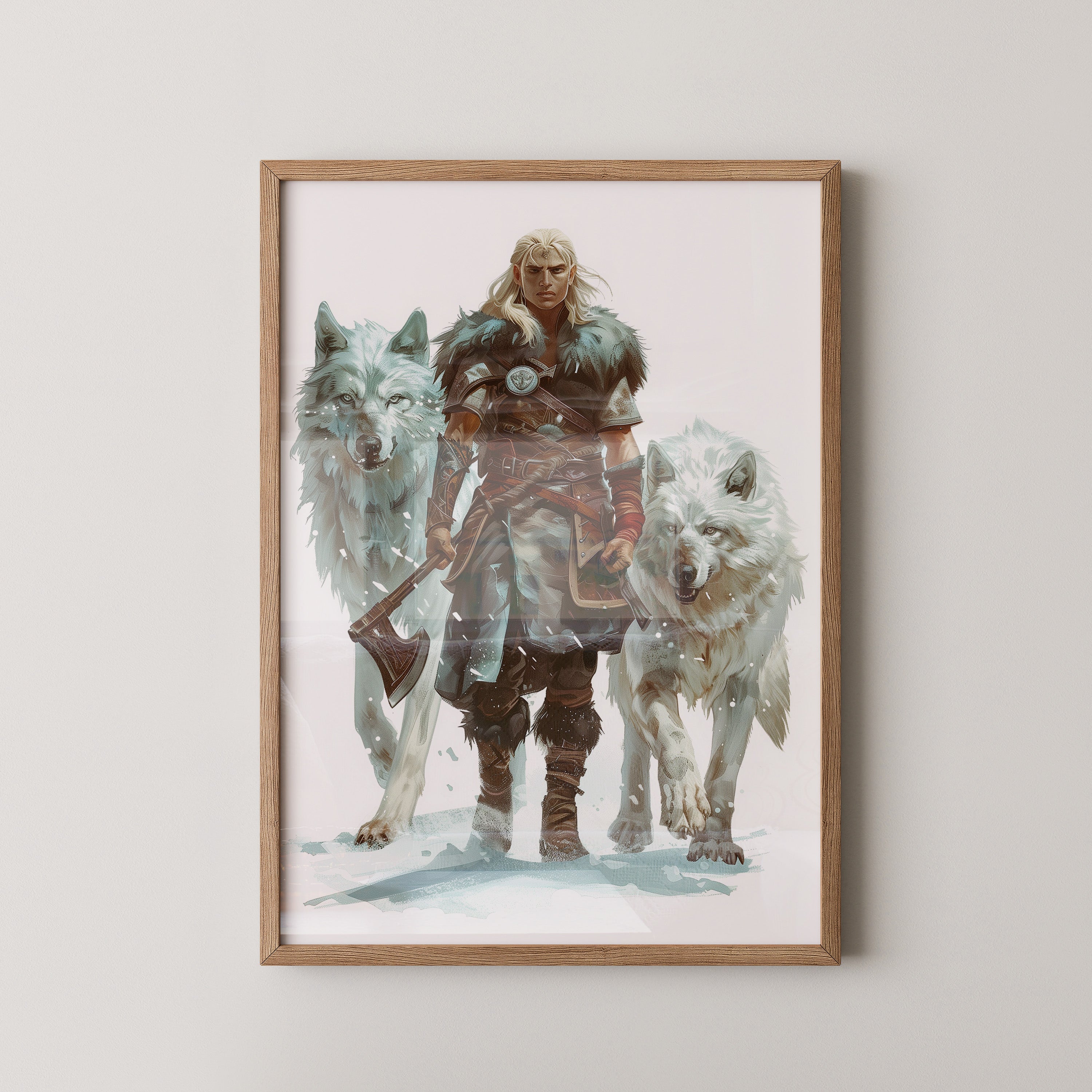 Krieger mit Wölfen episch