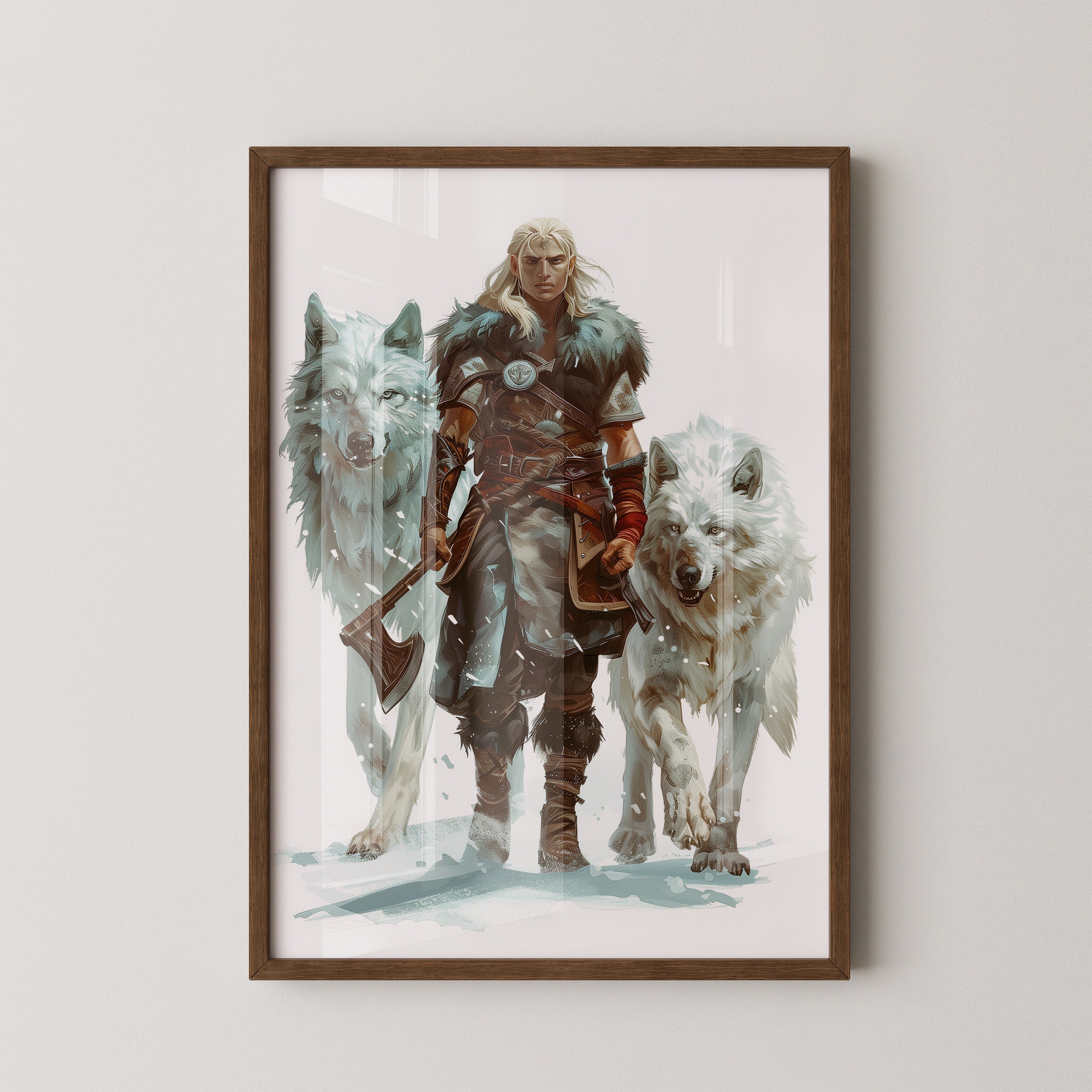 Krieger mit Wölfen episch