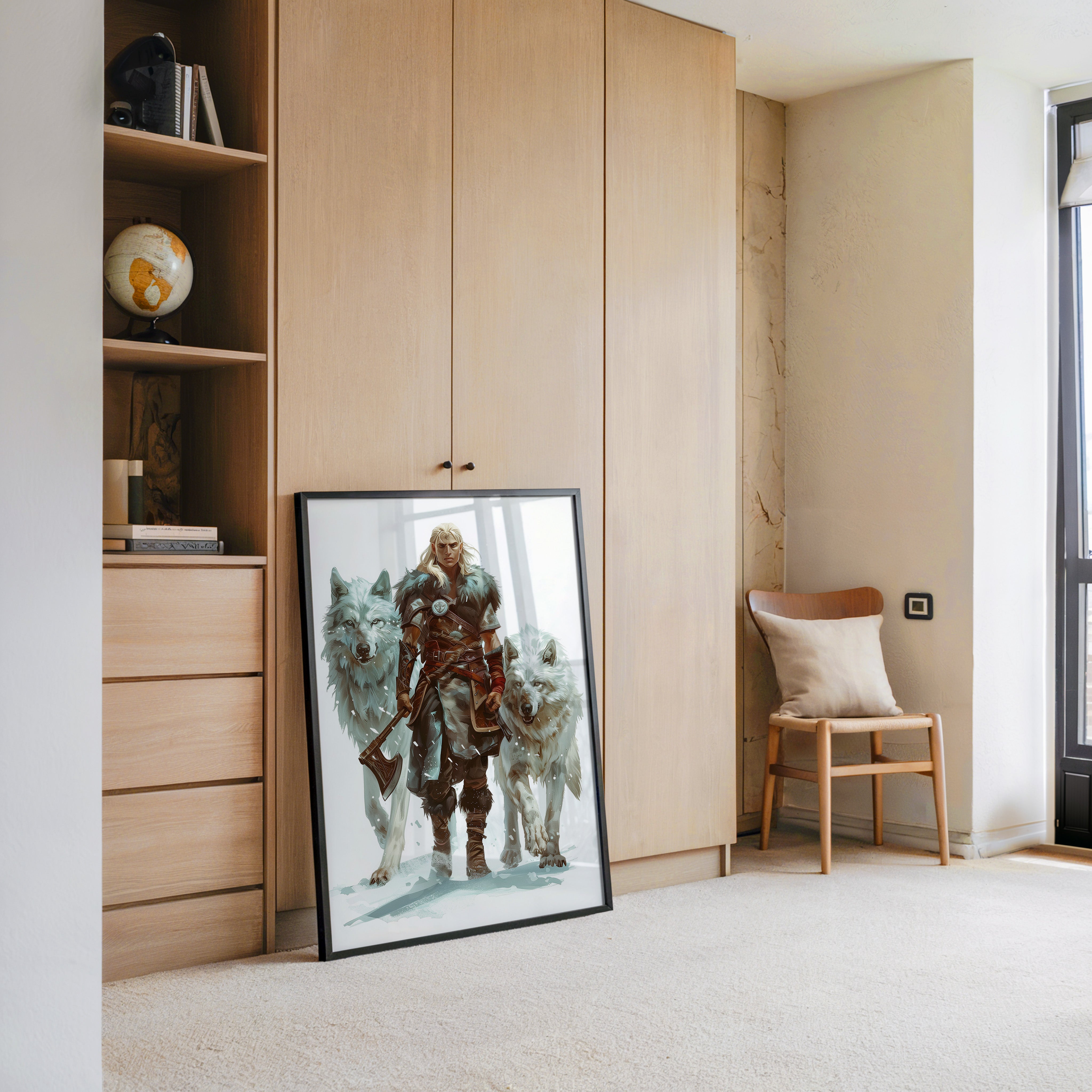 Krieger mit Wölfen episch