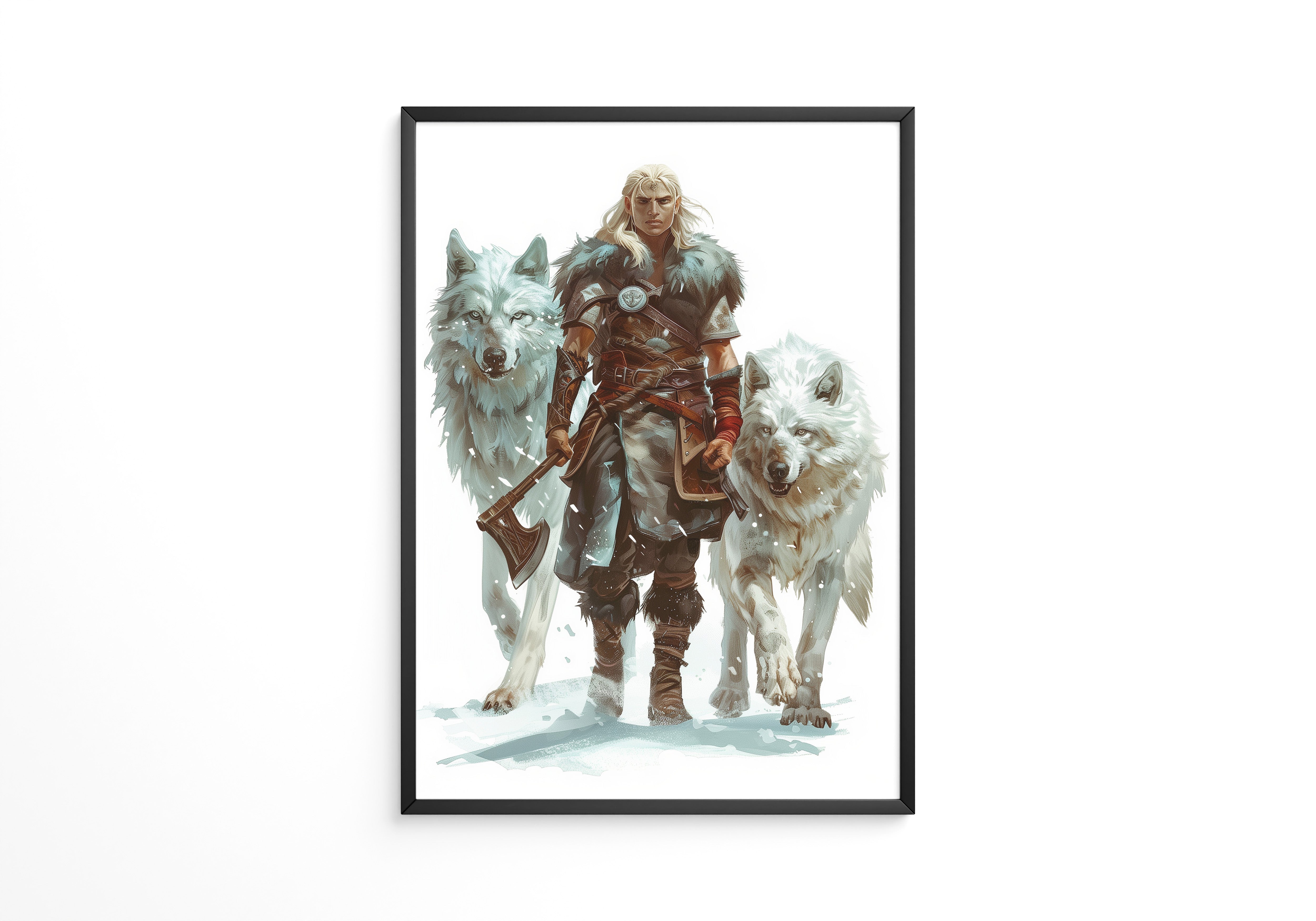 Krieger mit Wölfen episch