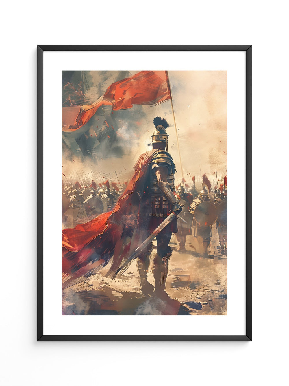 Römische Legionäre Farbeinsatz