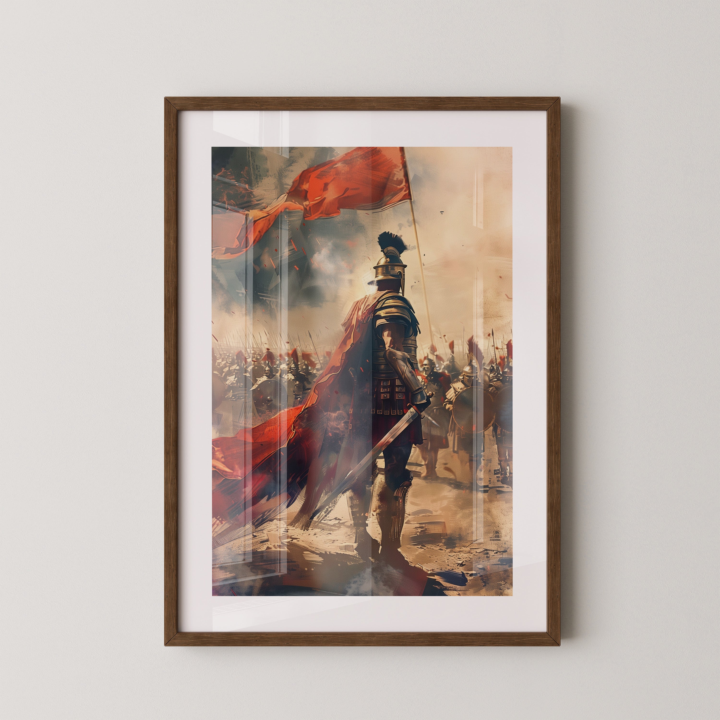 Römische Legionäre Farbeinsatz