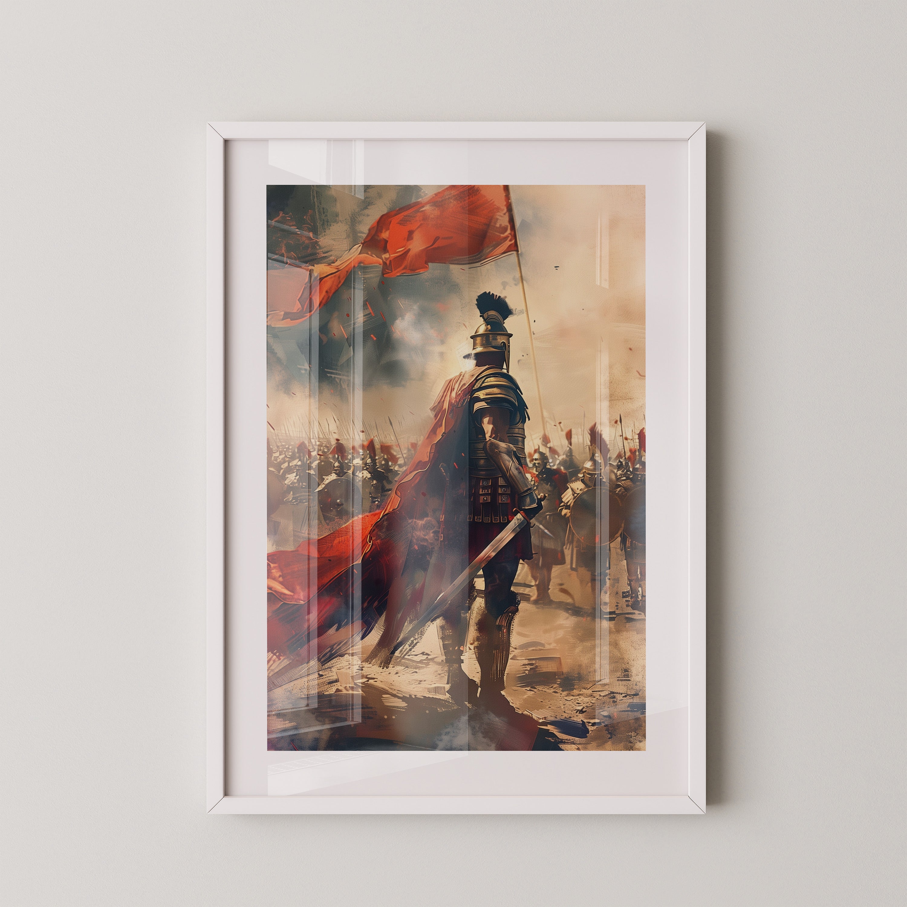 Römische Legionäre Farbeinsatz
