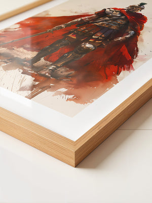 Römischer Soldat roter Umhang