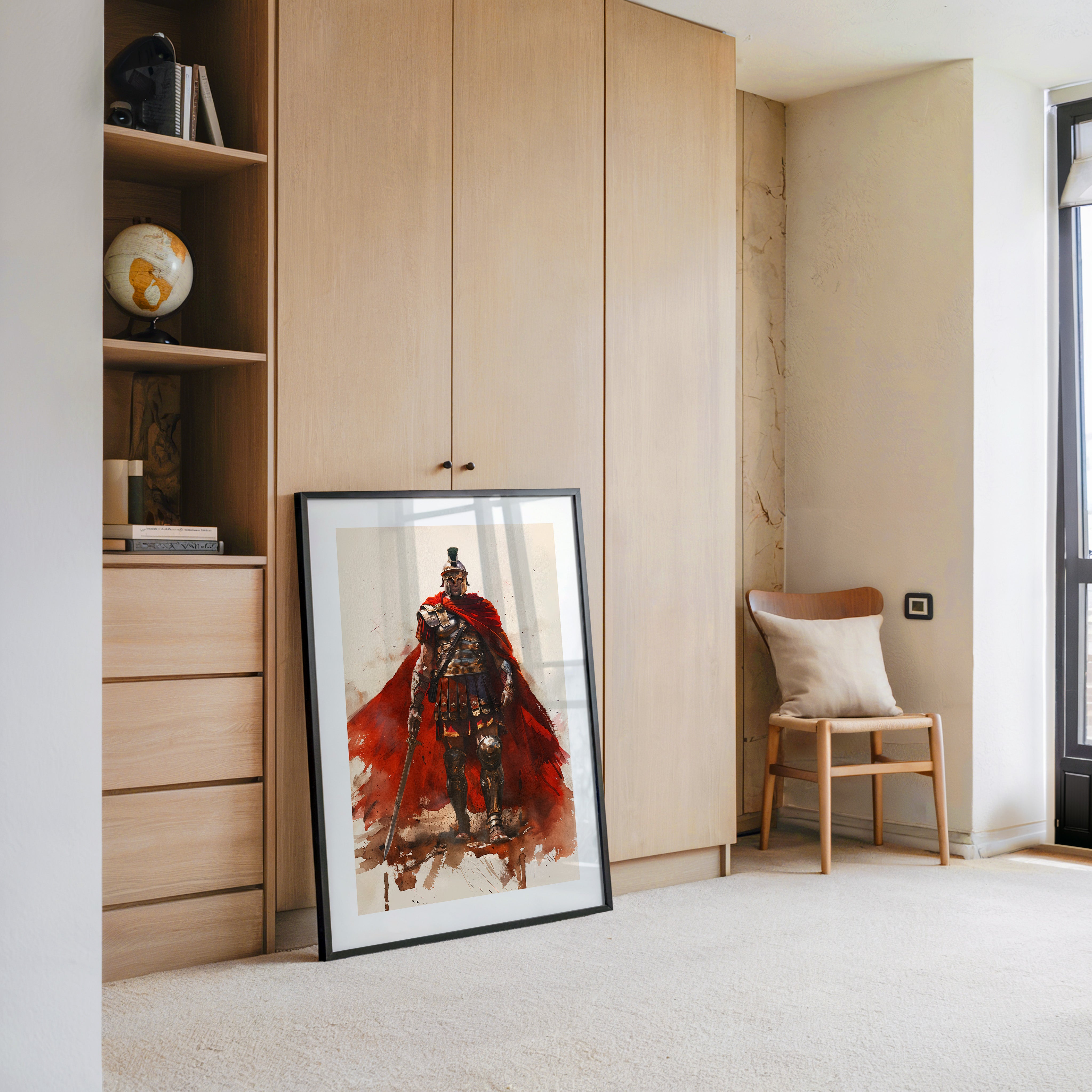 Römischer Soldat roter Umhang