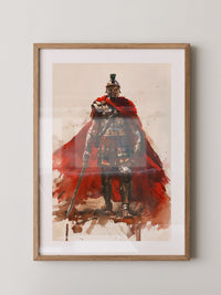 Römischer Soldat roter Umhang