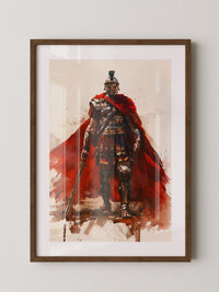 Römischer Soldat roter Umhang