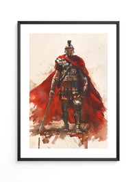 Römischer Soldat roter Umhang