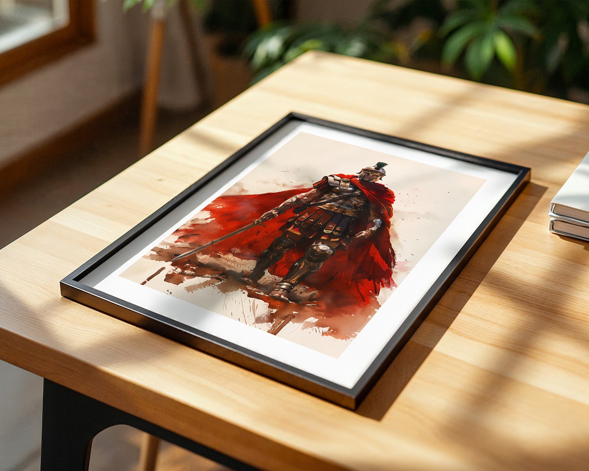 Römischer Soldat roter Umhang