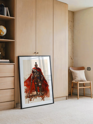 Römischer Soldat roter Umhang