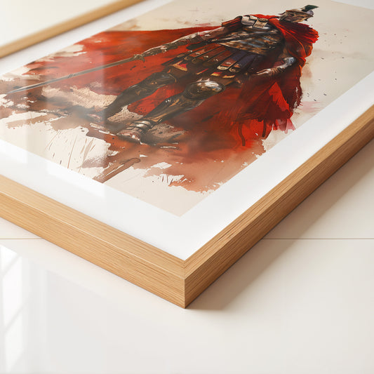 Römischer Soldat roter Umhang