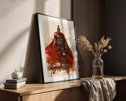 Römischer Soldat roter Umhang
