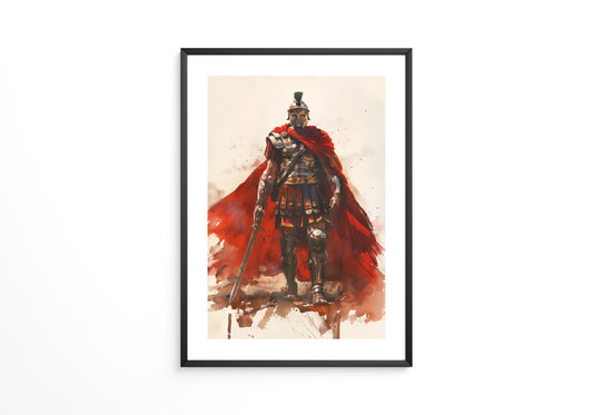 Römischer Soldat roter Umhang