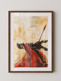 Spartaner Rüstung Aquarell