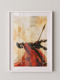Spartaner Rüstung Aquarell