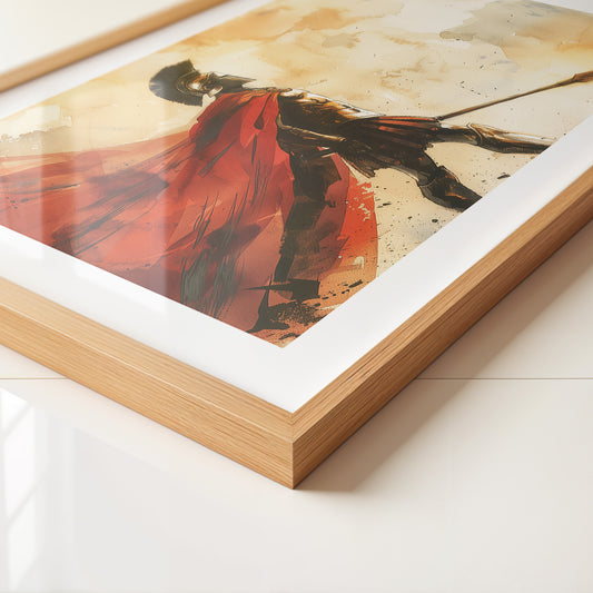 Spartaner Rüstung Aquarell