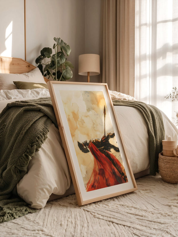 Spartaner Rüstung Aquarell