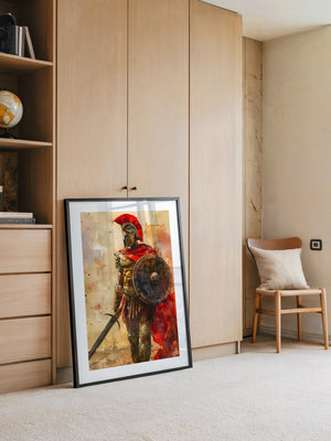 Römischer Krieger Aquarell