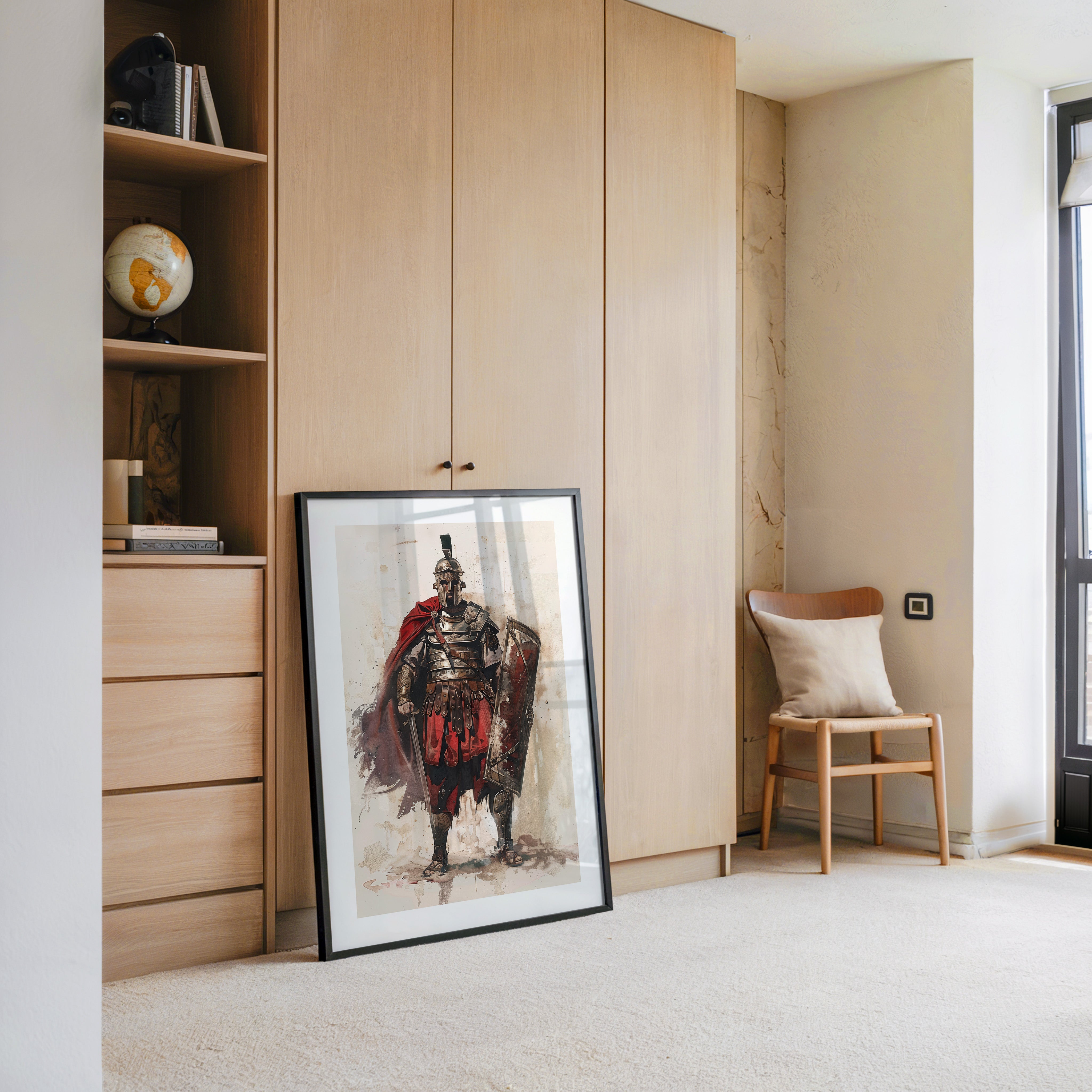 Römischer Soldat Roter Umhang