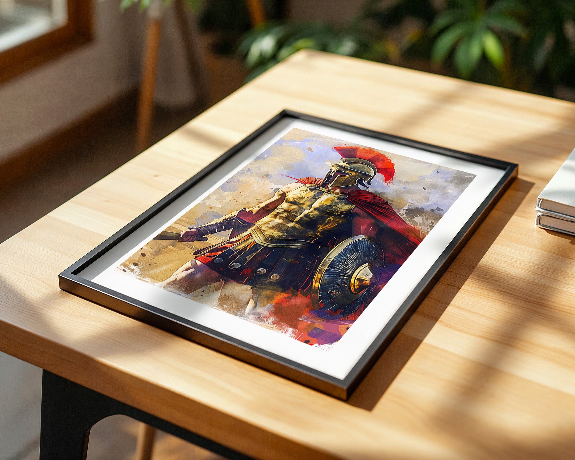 Spartaner Krieger Rotgold