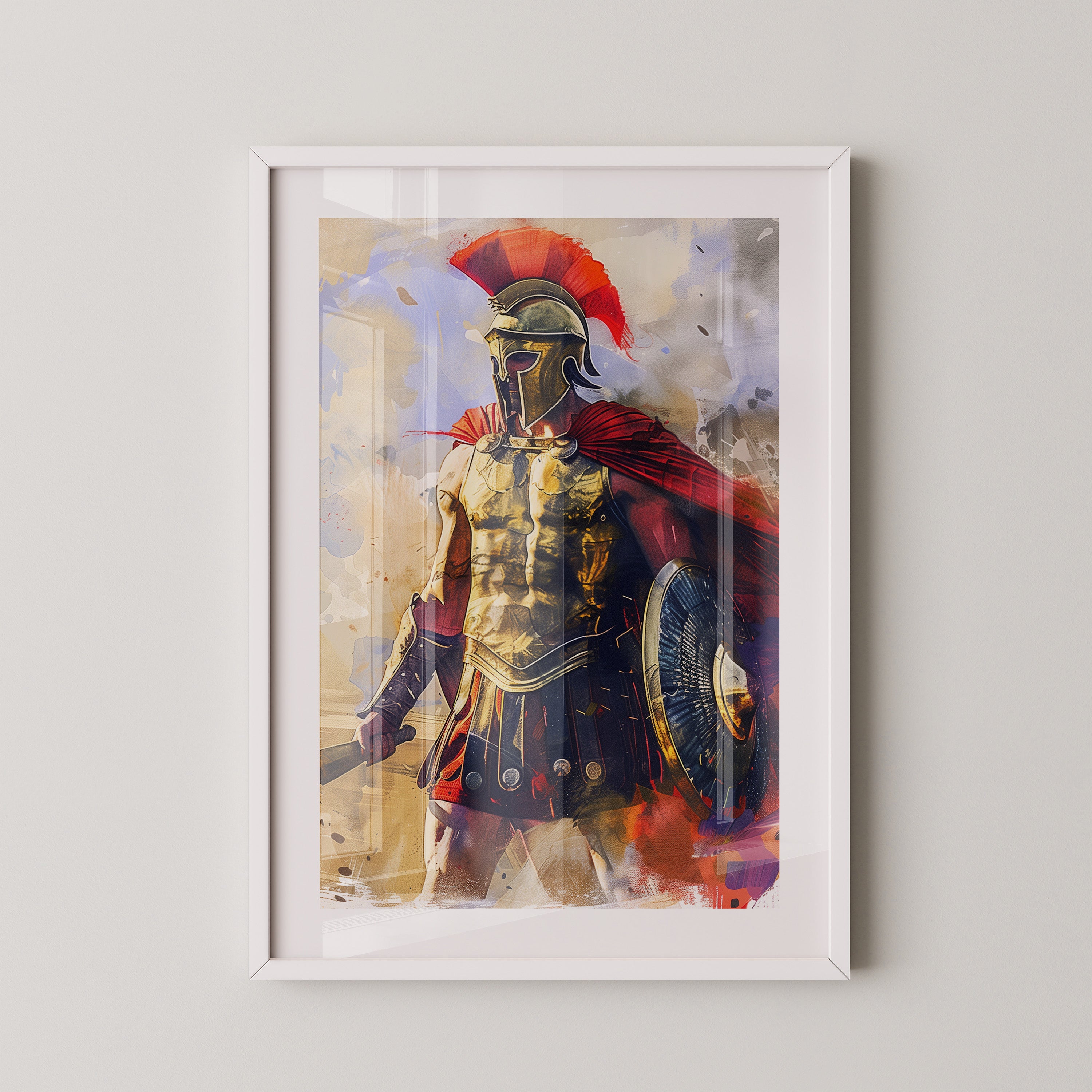 Spartaner Krieger Rotgold