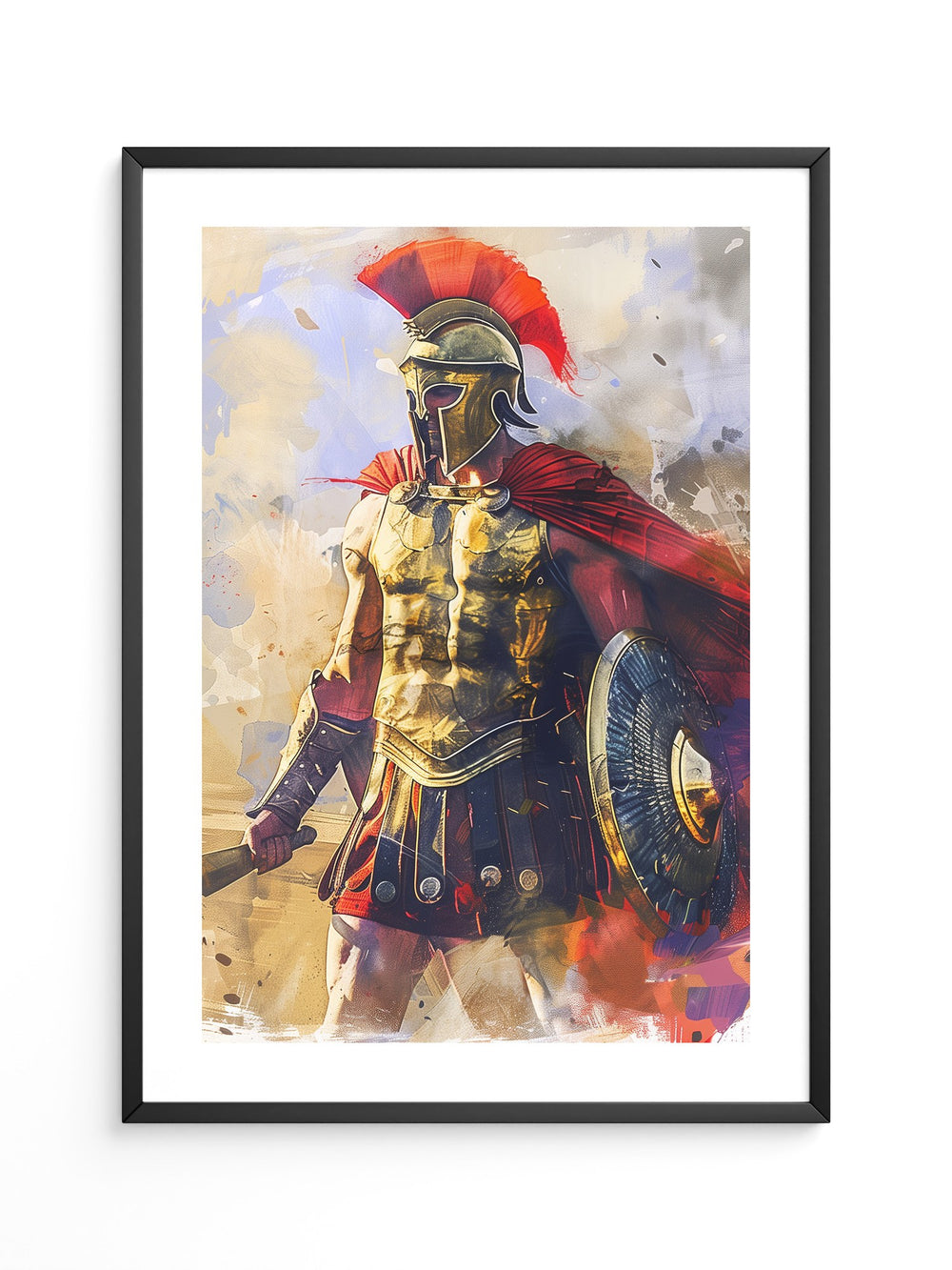 Spartaner Krieger Rotgold