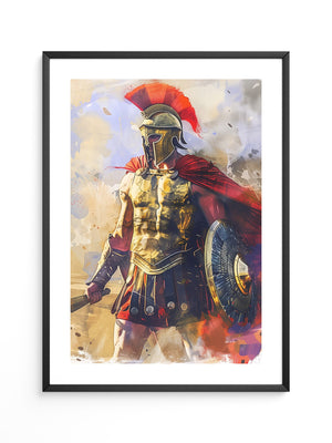 Spartaner Krieger Rotgold