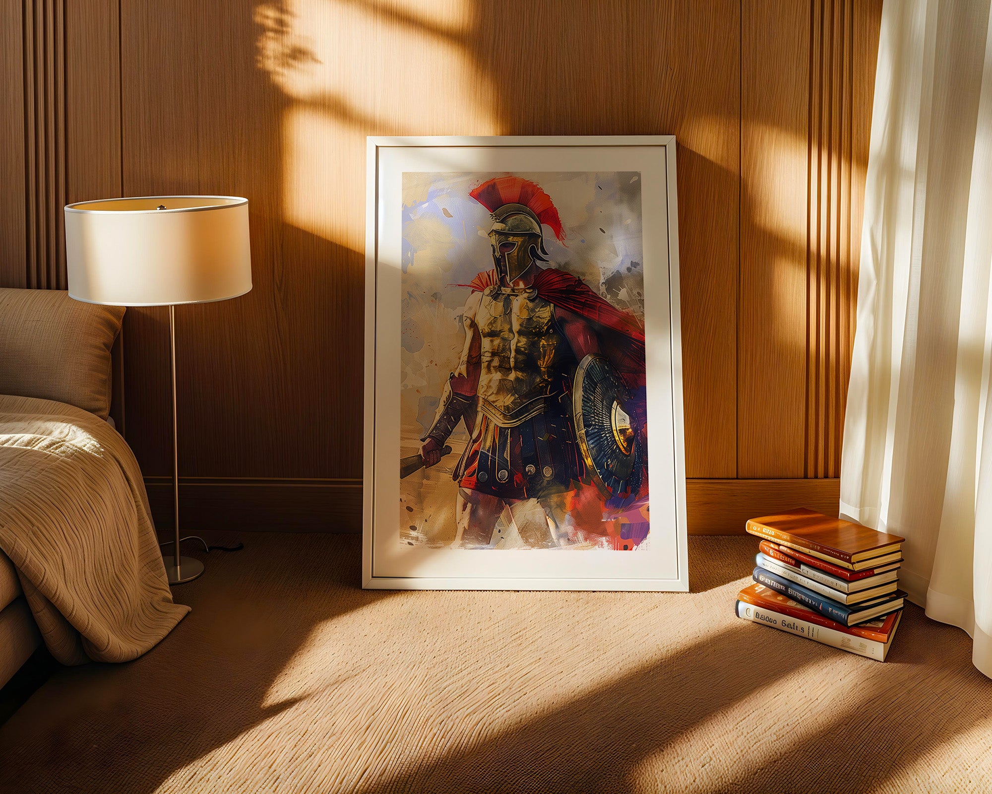 Spartaner Krieger Rotgold