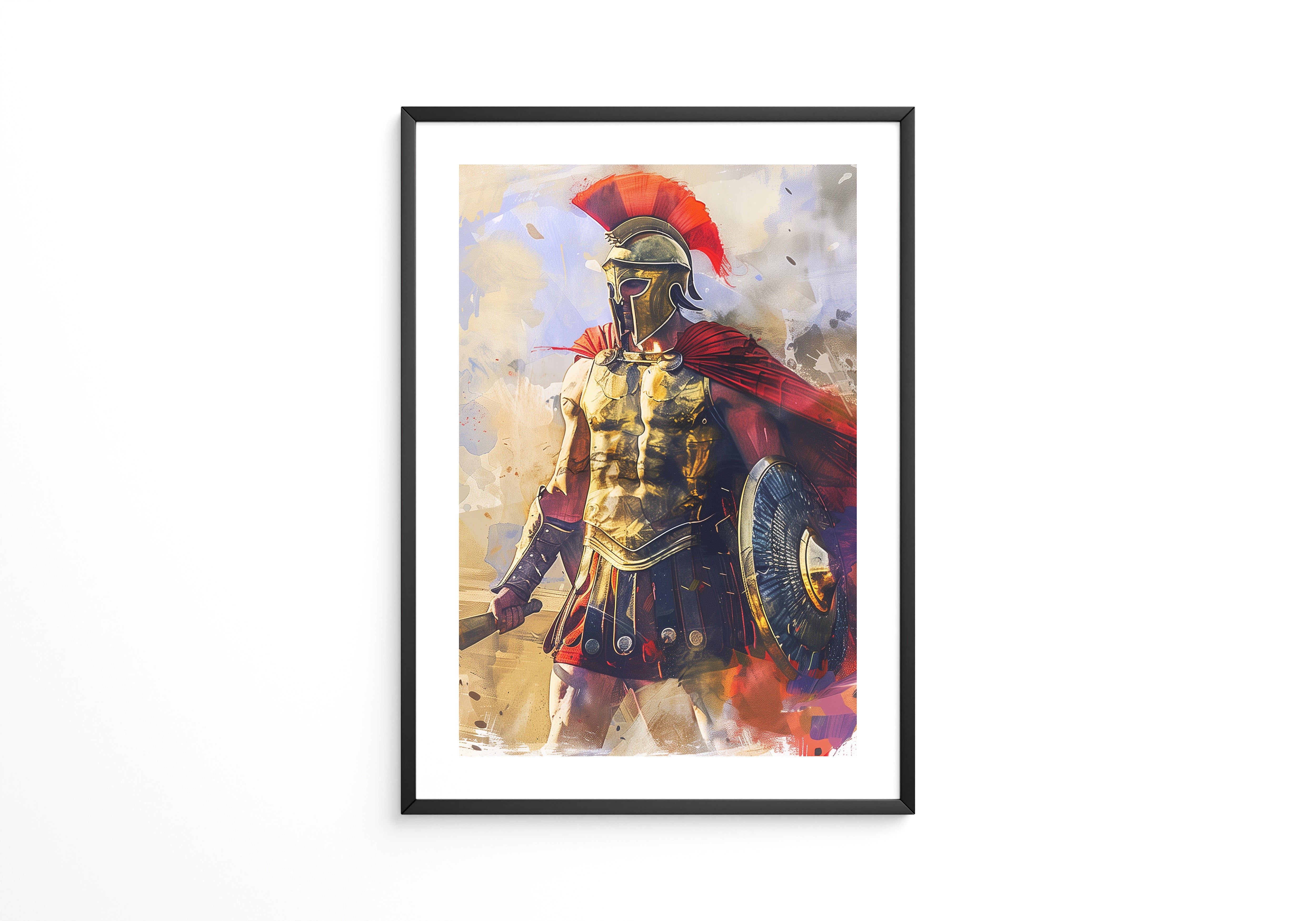 Spartaner Krieger Rotgold