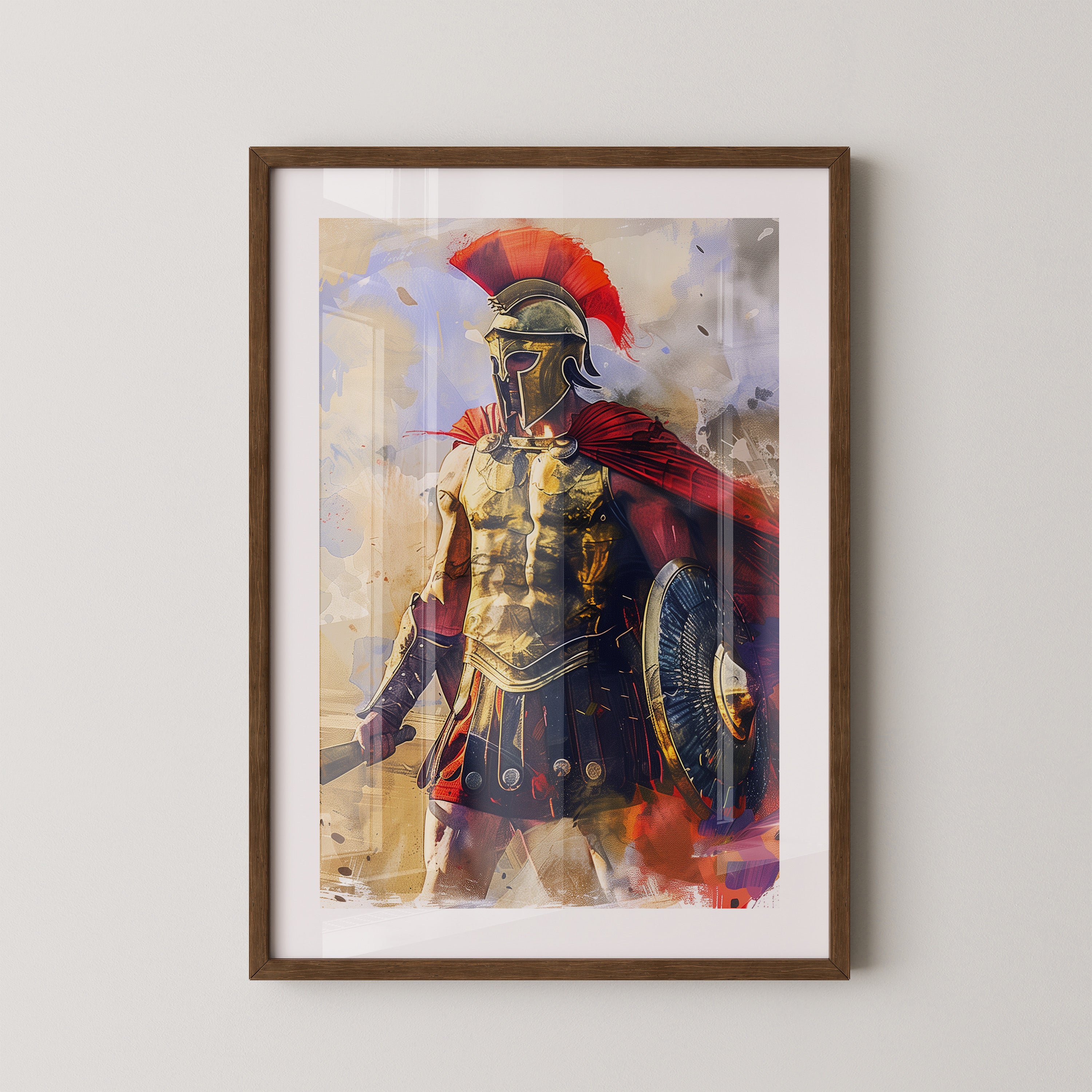 Spartaner Krieger Rotgold