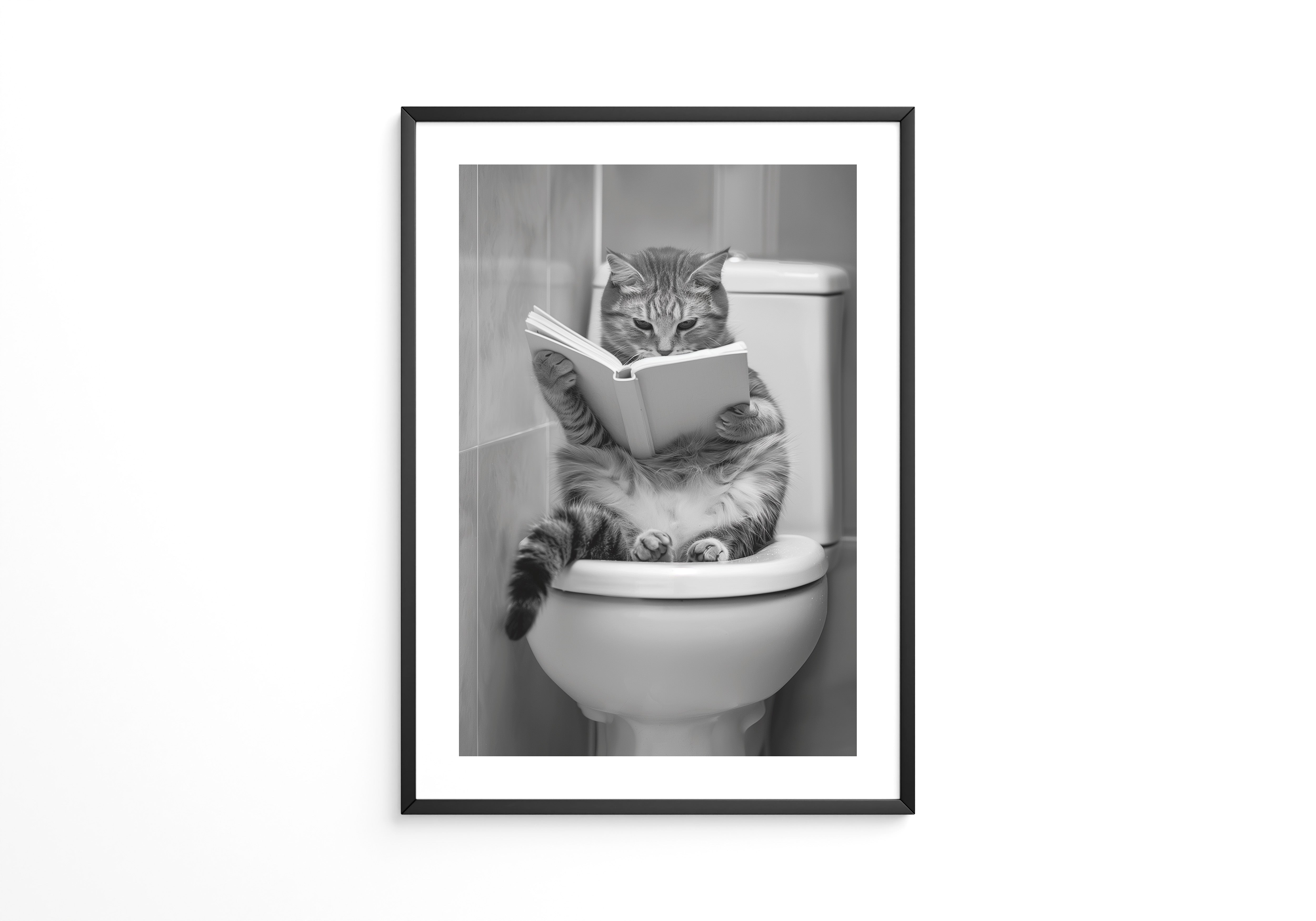 Katze Toilette Buch Lesevergnügen