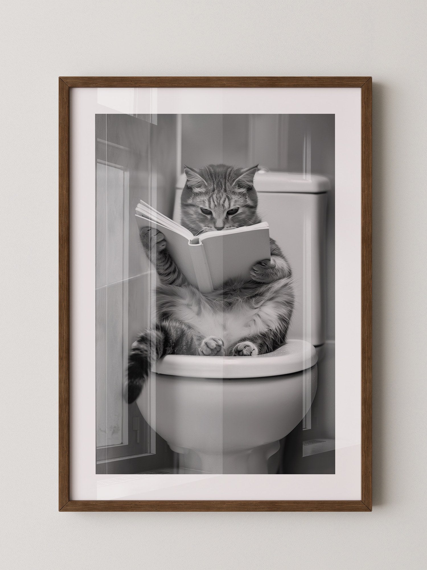 Katze Toilette Buch Lesevergnügen