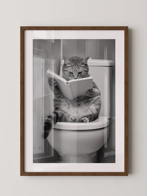 Katze Toilette Buch Lesevergnügen