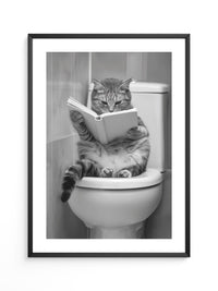 Katze Toilette Buch Lesevergnügen