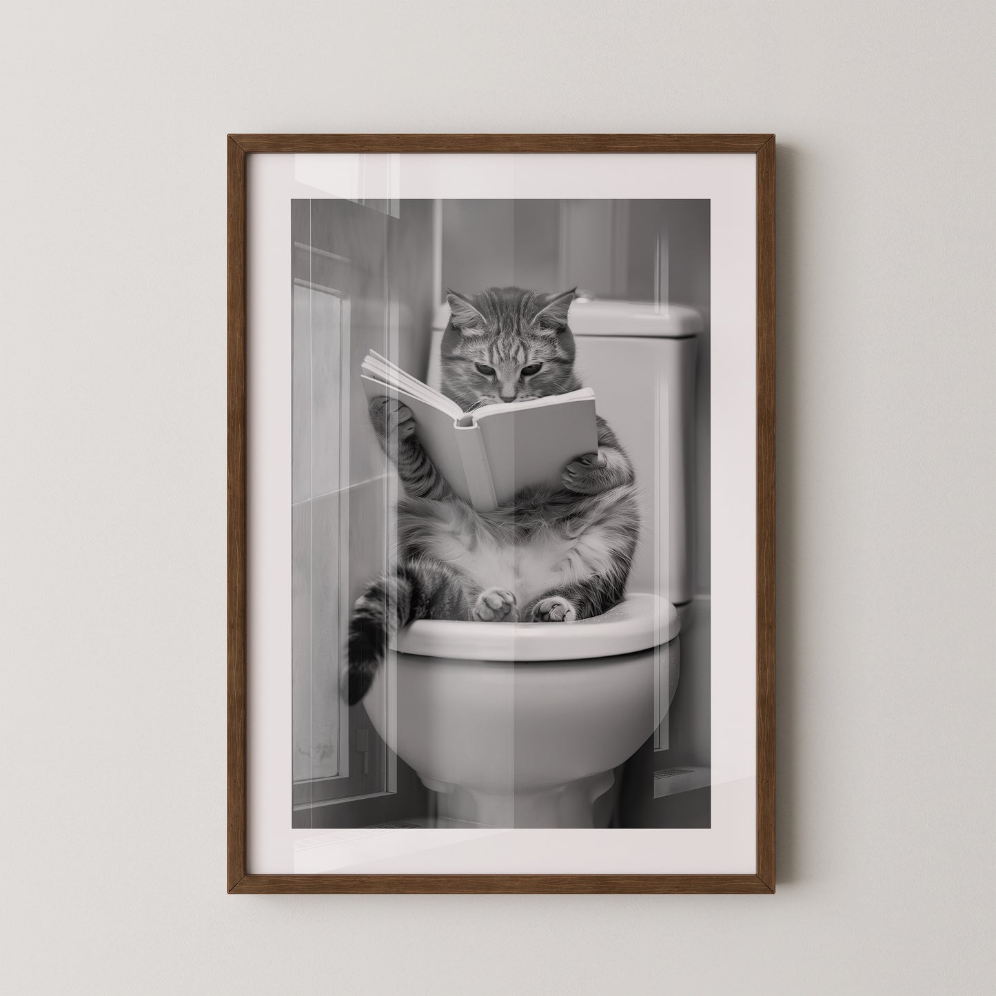 Katze Toilette Buch Lesevergnügen
