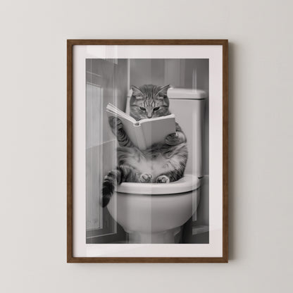 Katze Toilette Buch Lesevergnügen