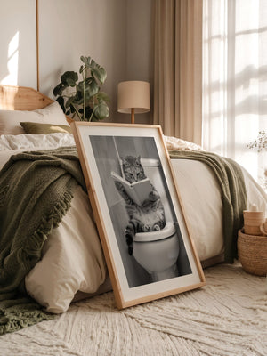 Katze Toilette Buch Lesevergnügen