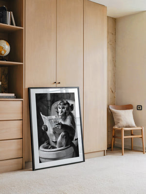 Affe Zeitung Toilettenszene