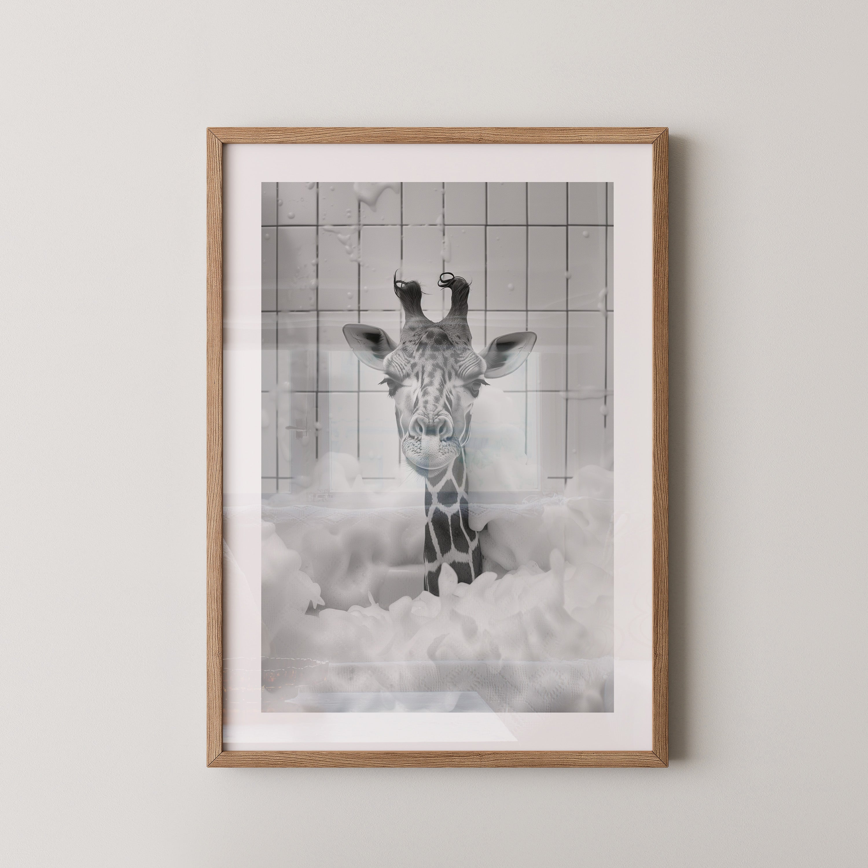 Giraffe Bad Schaumspektakel